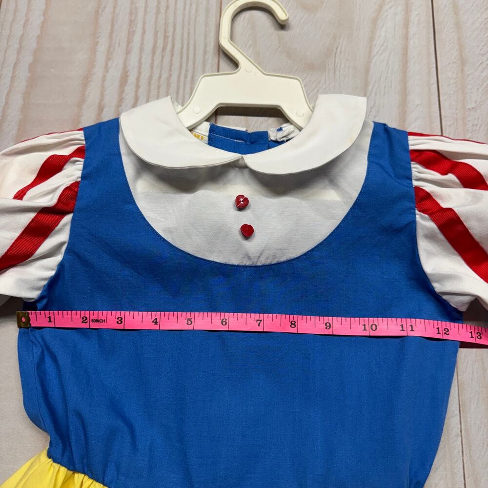 Vintage Rare Disney Character Fashions Snow White Dress & Dopey On Skirt Size 6X - Picture 6 of 10